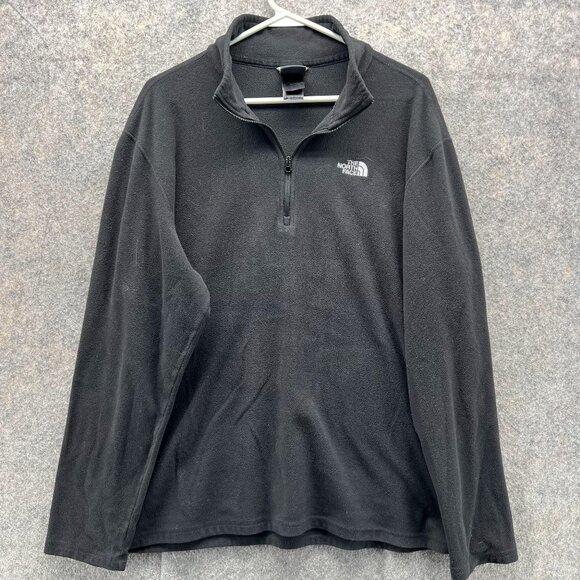 The North Face Other - The North Face Sweater Men XL Black 1/4 Zip Sweatshirt Polyester Fleece